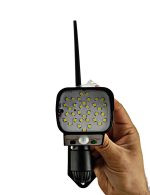 پروژکتور دیواری خورشیدی اورجینال طرح دوربین مداربسته مدل Pr-Cam | چراغ امنیتی سنسوردار
