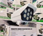 پروژکتور دیواری خورشیدی اورجینال طرح دوربین مداربسته مدل Pr-Cam | چراغ امنیتی سنسوردار