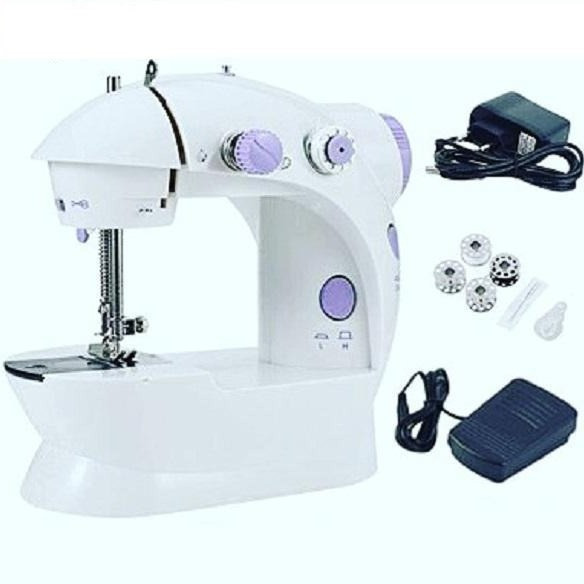 چرخ خیاطی مینی اورجینال مدل SM202A | مینی چرخ خیاطی برقی و باتری خور قابل حمل